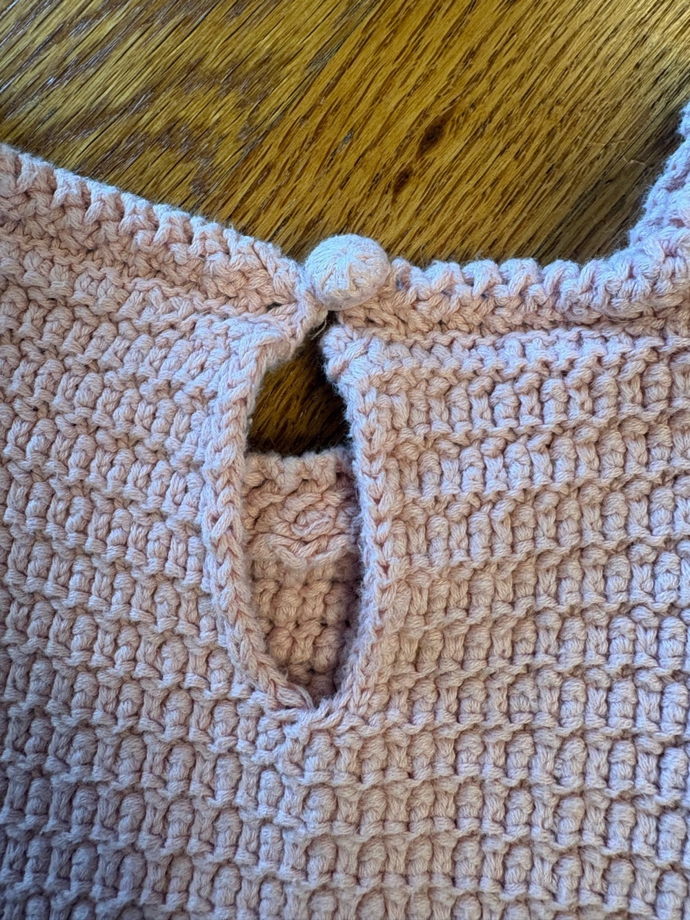 Zara Knit Ruffle Trim Crochet Cotton Sleeveless Top Blush Pink Size Large - Picture 5 of 9